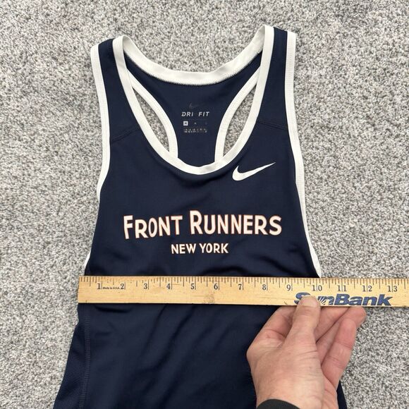Nike Dri Fit Front Runners Tank Top Sz M LGBTQ+ Athleisure Racerback Mesh Sides - Picture 4 of 8